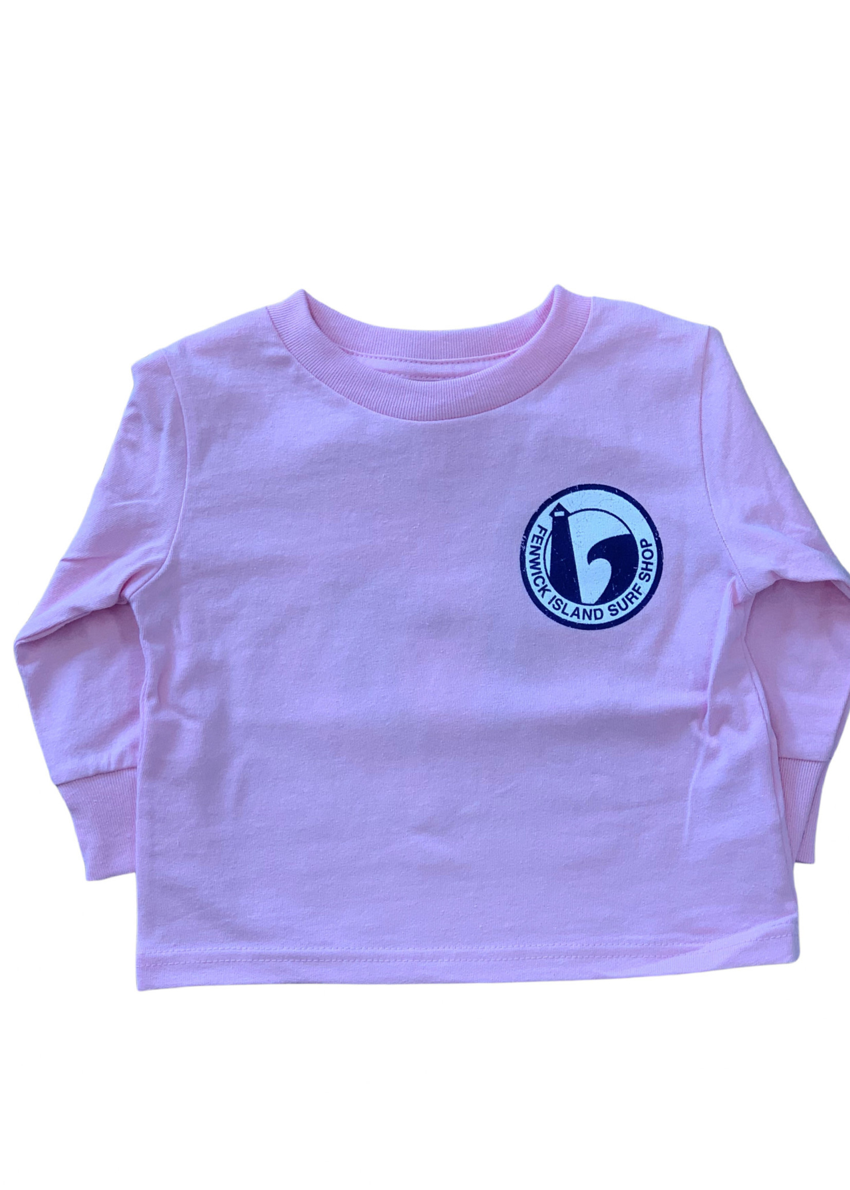 "ROUND" LONG SLEEVE LIGHT PINK