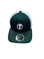 YOUTH F.I. PATCH TRUCKER DARK GREEN/WHITE