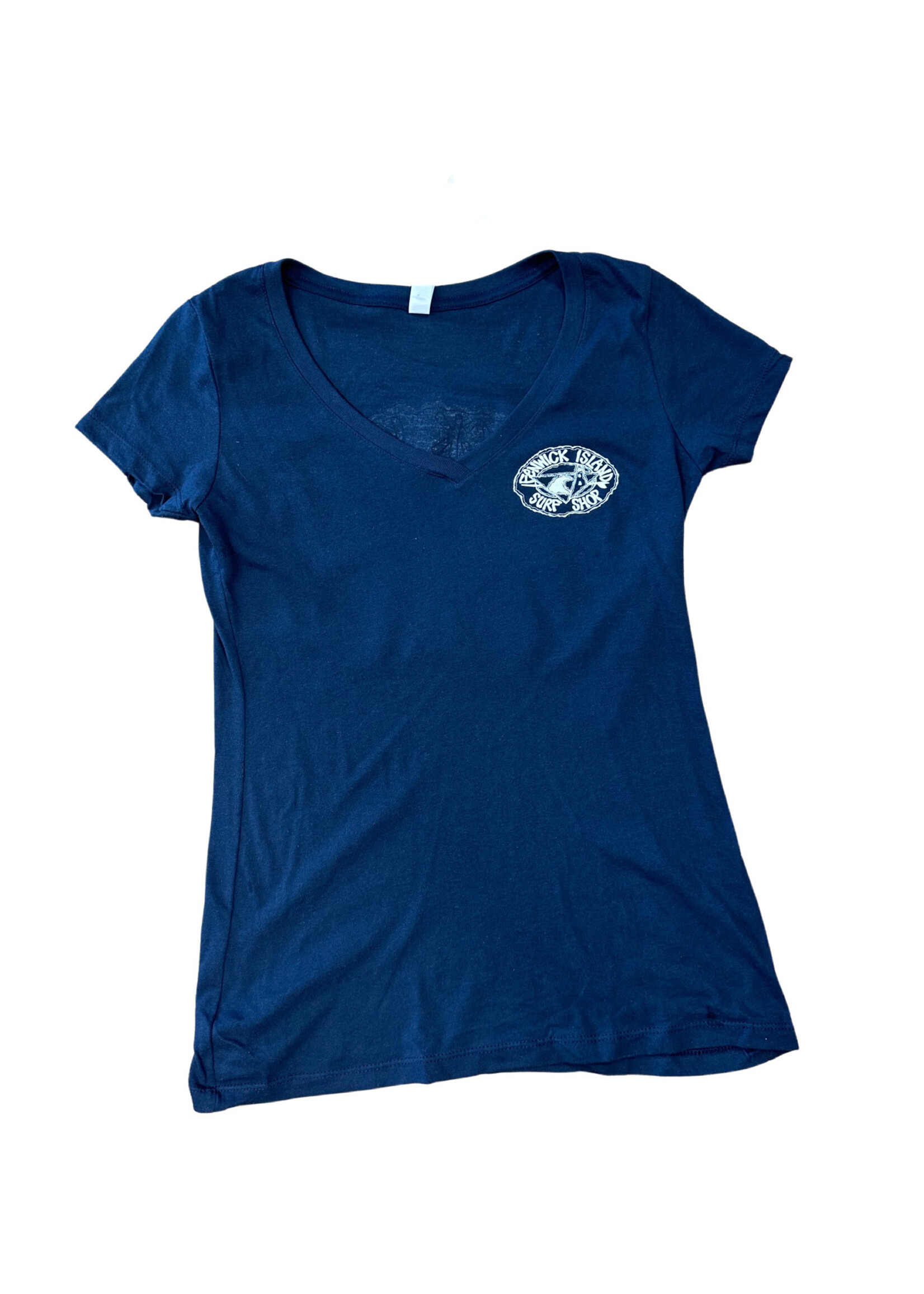 "KIKI" NEXT LEVEL NAVY V NECK