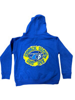 "KIKI" YOUTH MIDWEIGHT HOOD VINTAGE ROYAL