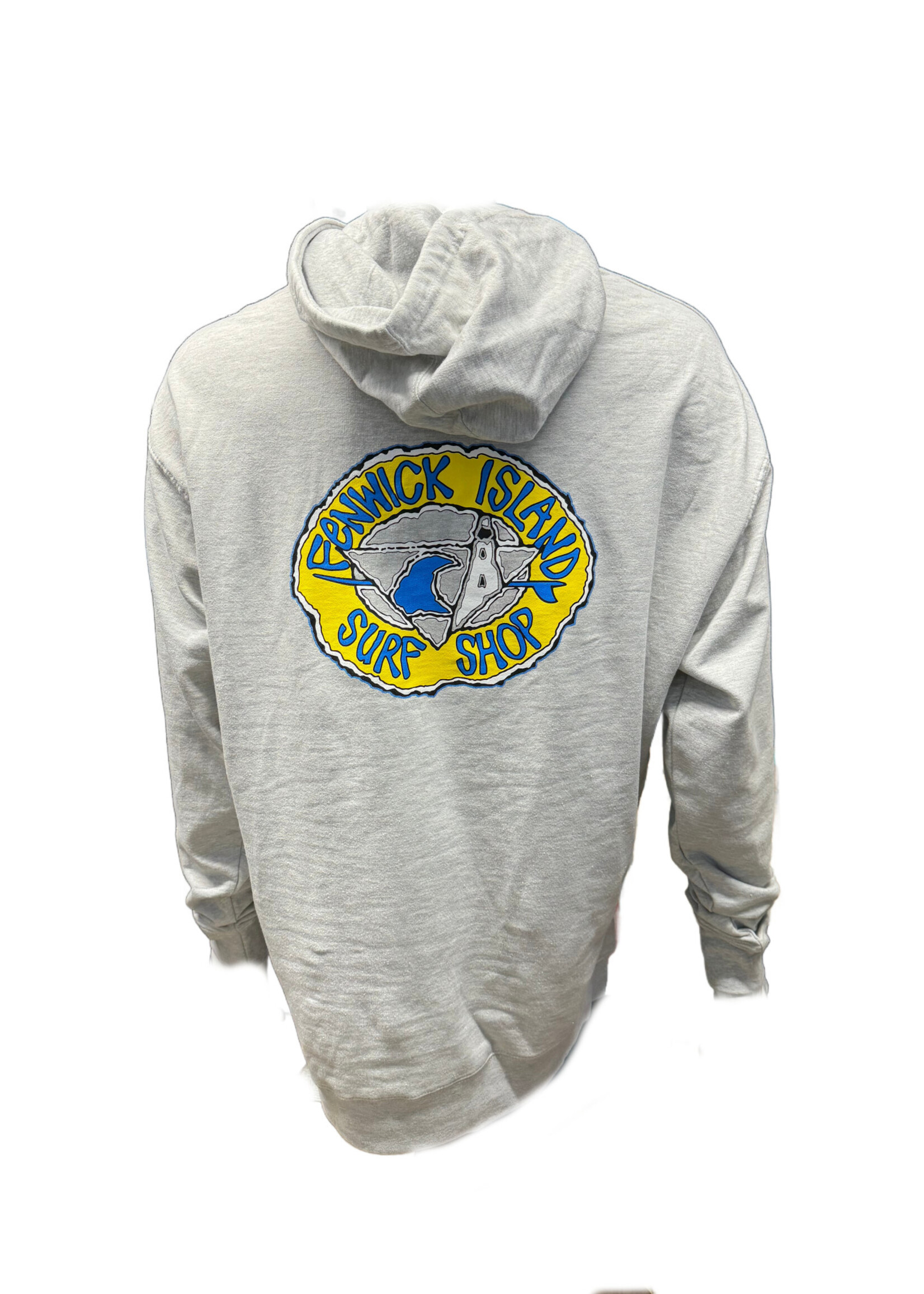 "KIKI" MIDWEIGHT HOOD GREY HEATHER