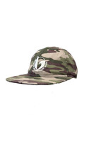 LOW CROWN FLAT BRIM ROUND EMBROIDERY CAMO