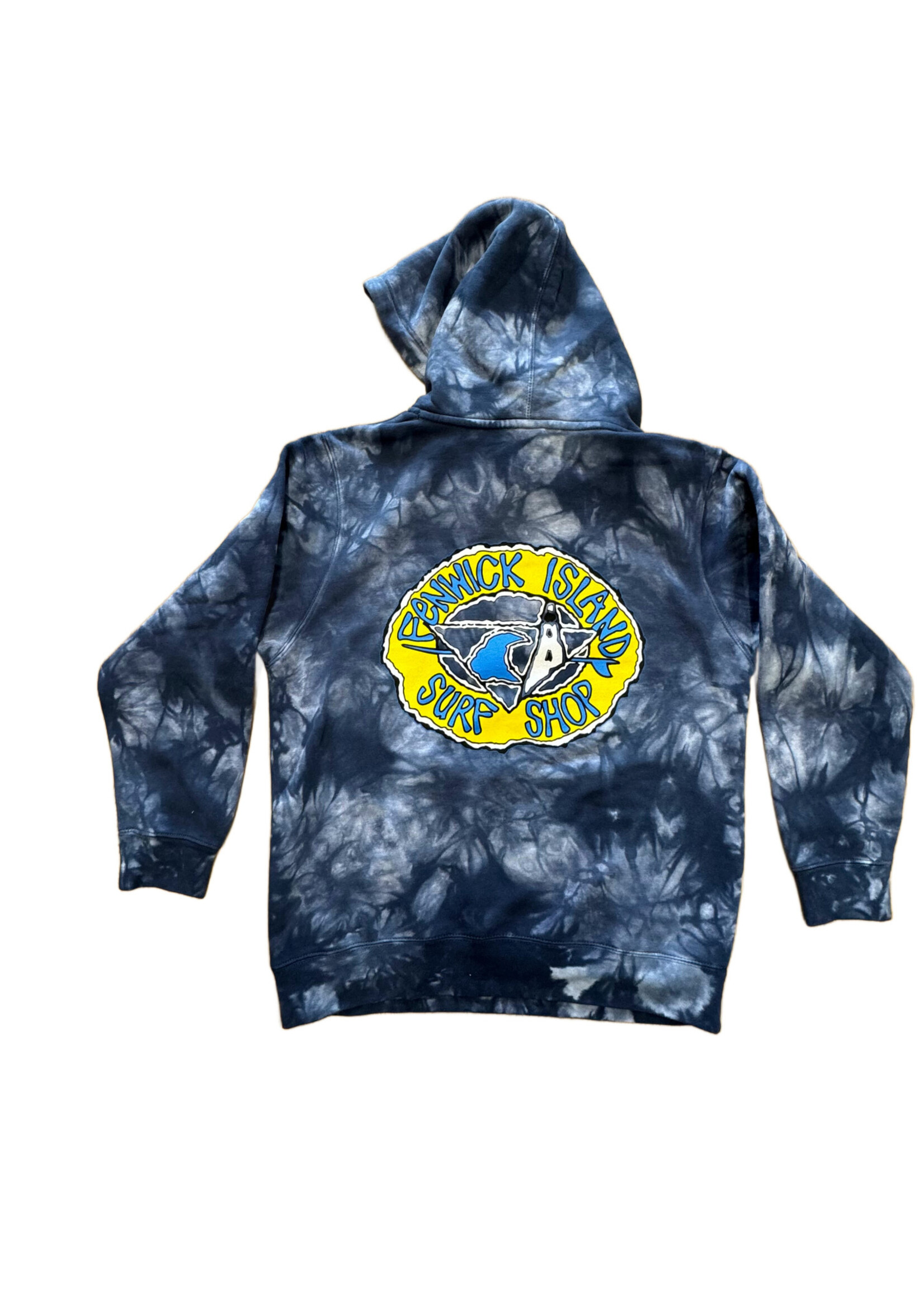 "KIKI" YOUTH MIDWEIGHT TIE DYE NAVY