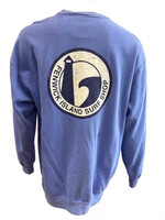 "ROUND" COMFORT COLORS CREW FLO BLUE