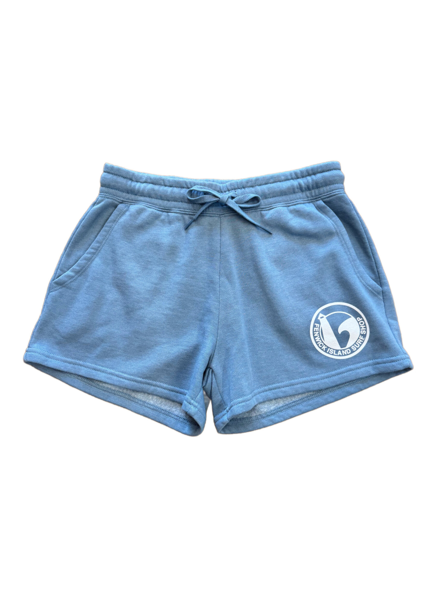 WOMENS ROUND SHORTS MISTY BLUE