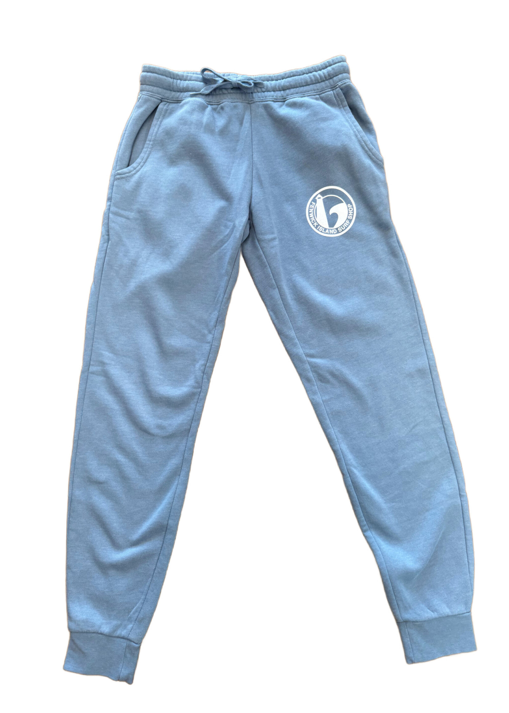 WOMENS ROUND SWEATPANTS MISTY BLUE