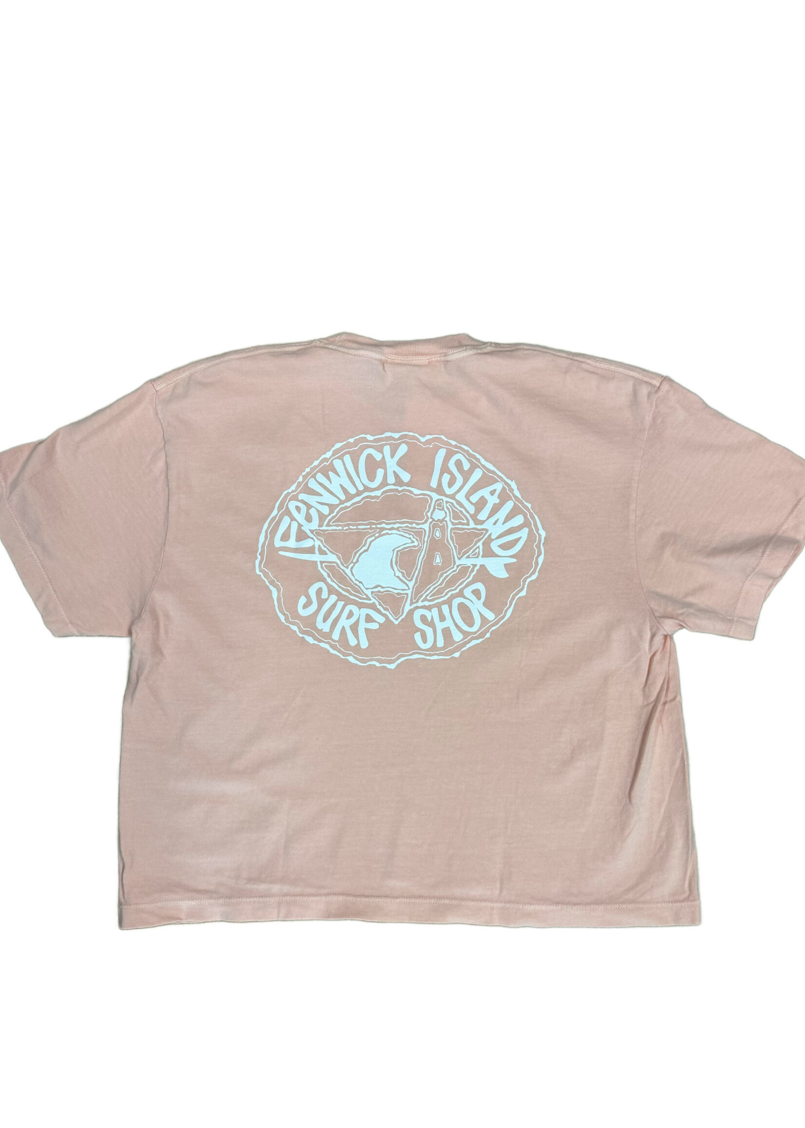 "KIKI" CROP TEE PEACHY