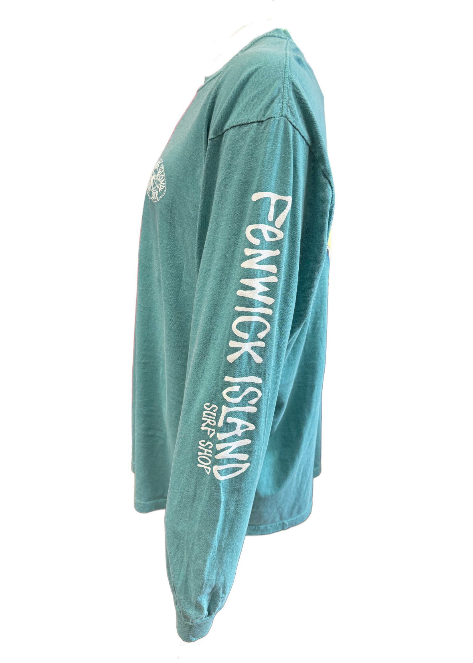 "KIKI" COMFORT COLORS LS SEAFOAM