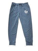 "ROUND" PIGMENT DYE FLEECE PANT SLATE