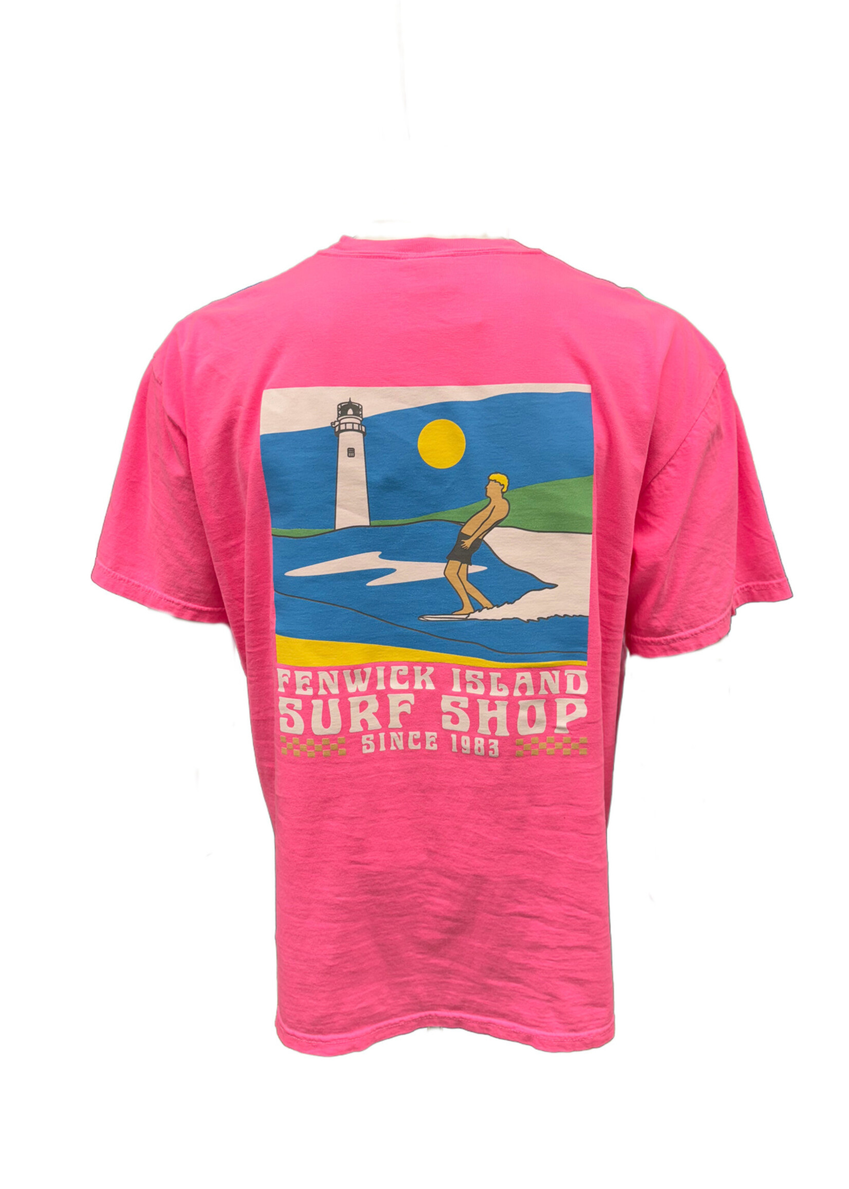 "KEN SURF" COMFORT COLORS SS NEON PINK