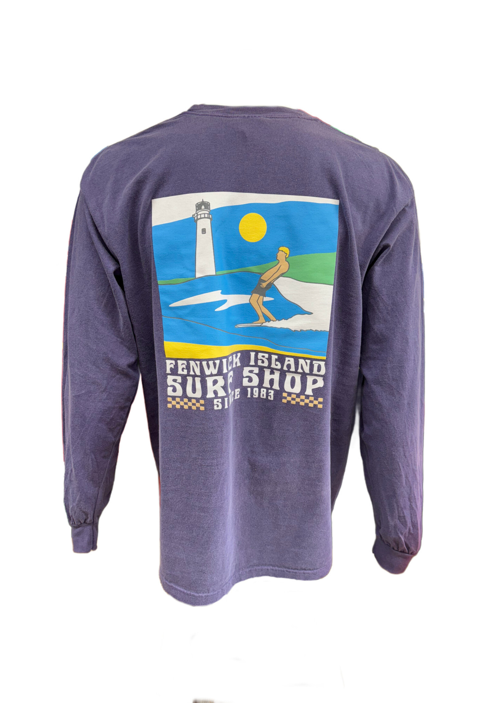 "KEN SURF" COMFORT COLORS LS GRAPE