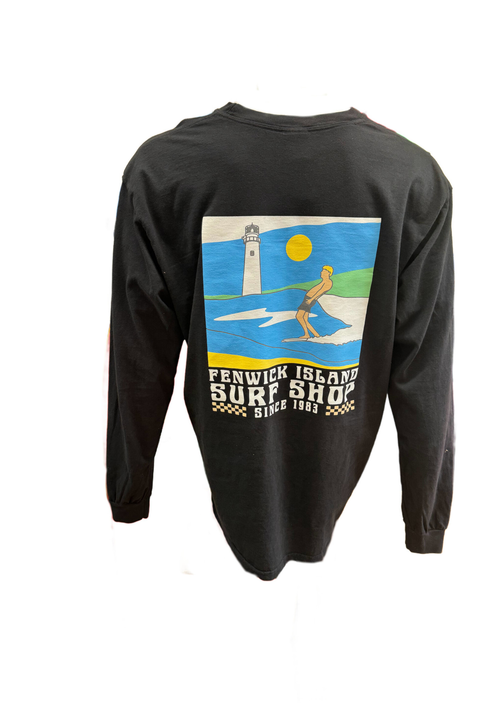 "KEN SURF" COMFORT COLORS LS BLACK
