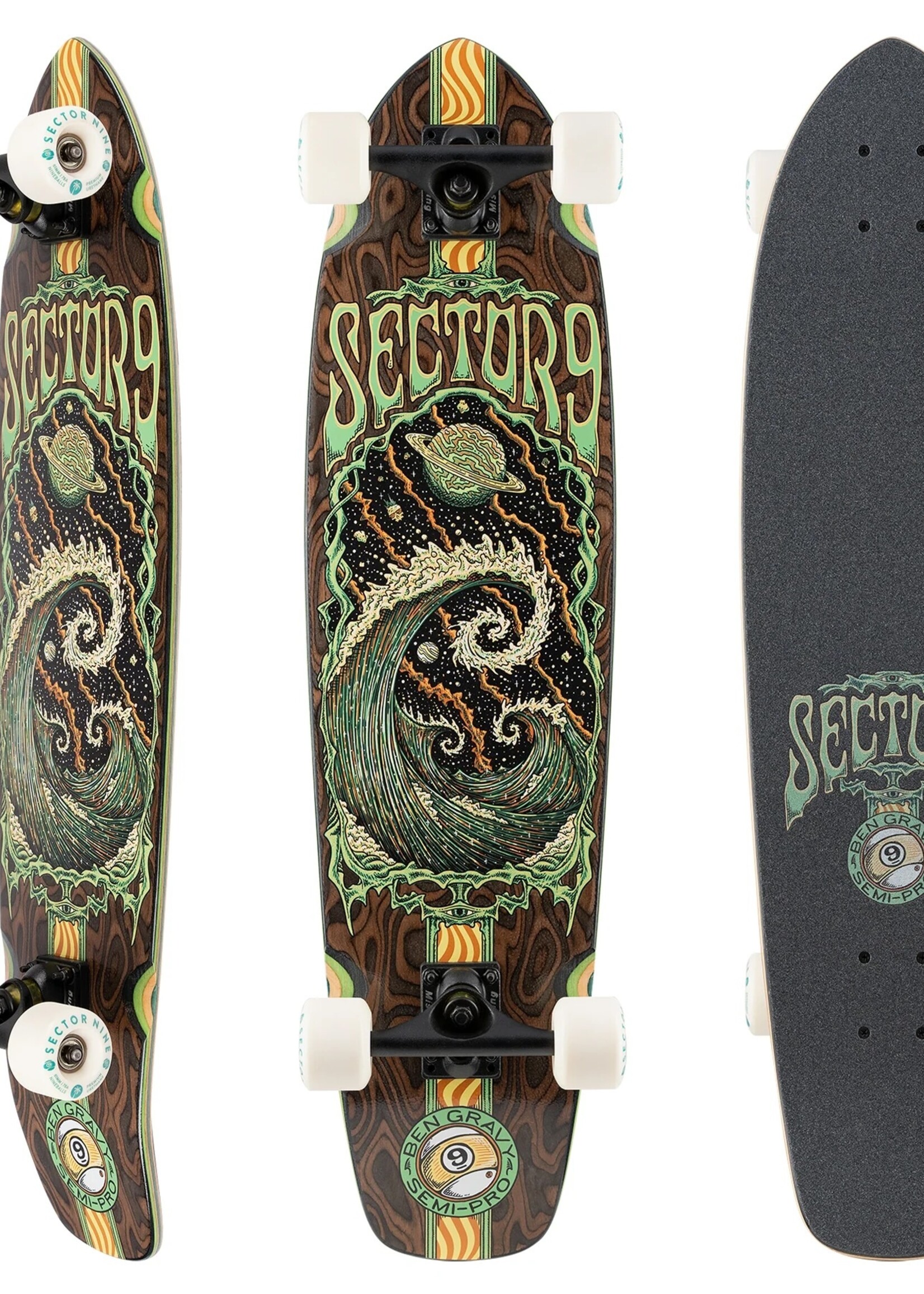 Sector 9 BEN GRAVY COSMOS STRAND COMPLETE 34 X 8.7 X 20.5