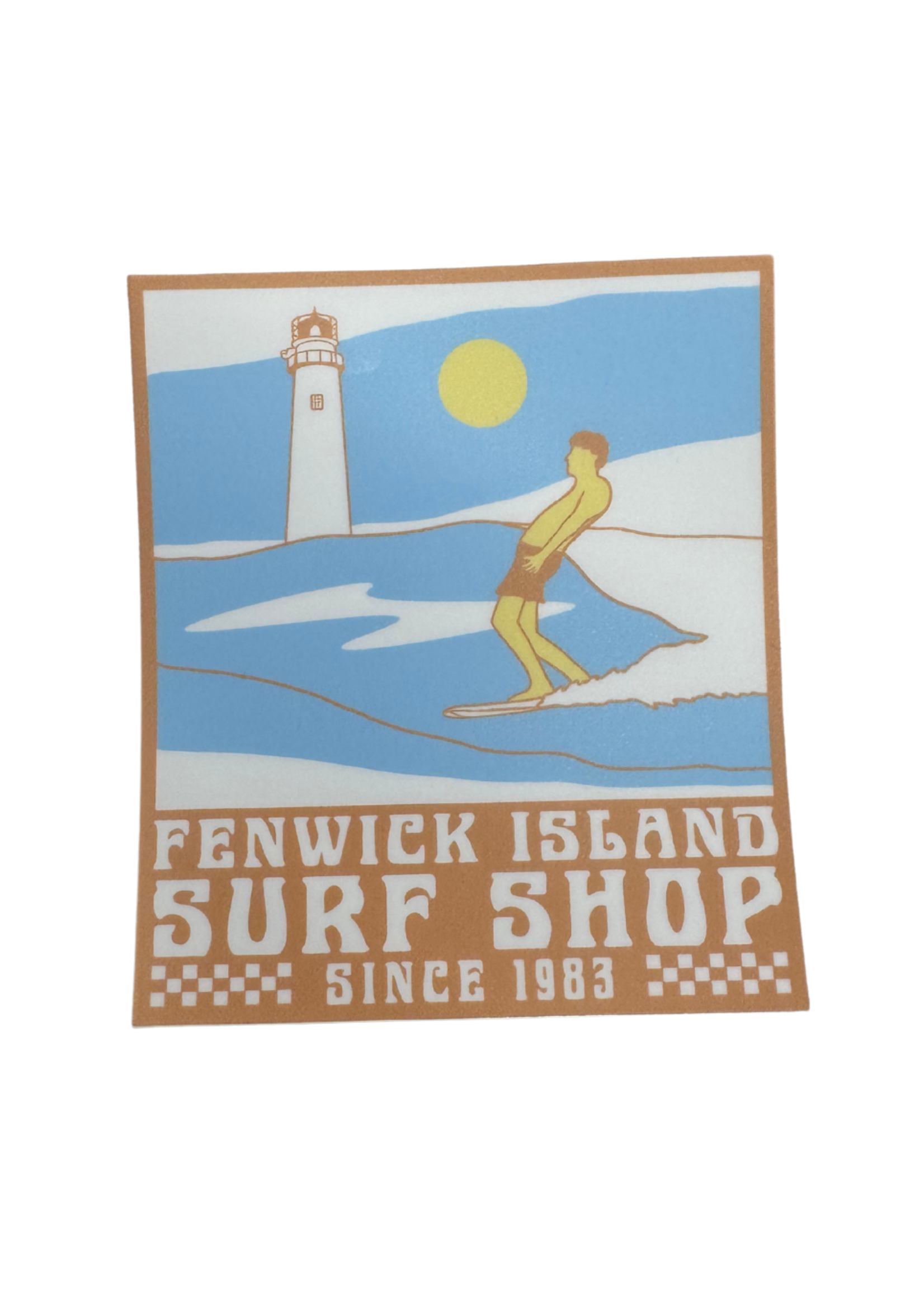 KEN SURF 3.5 X 3 STICKER