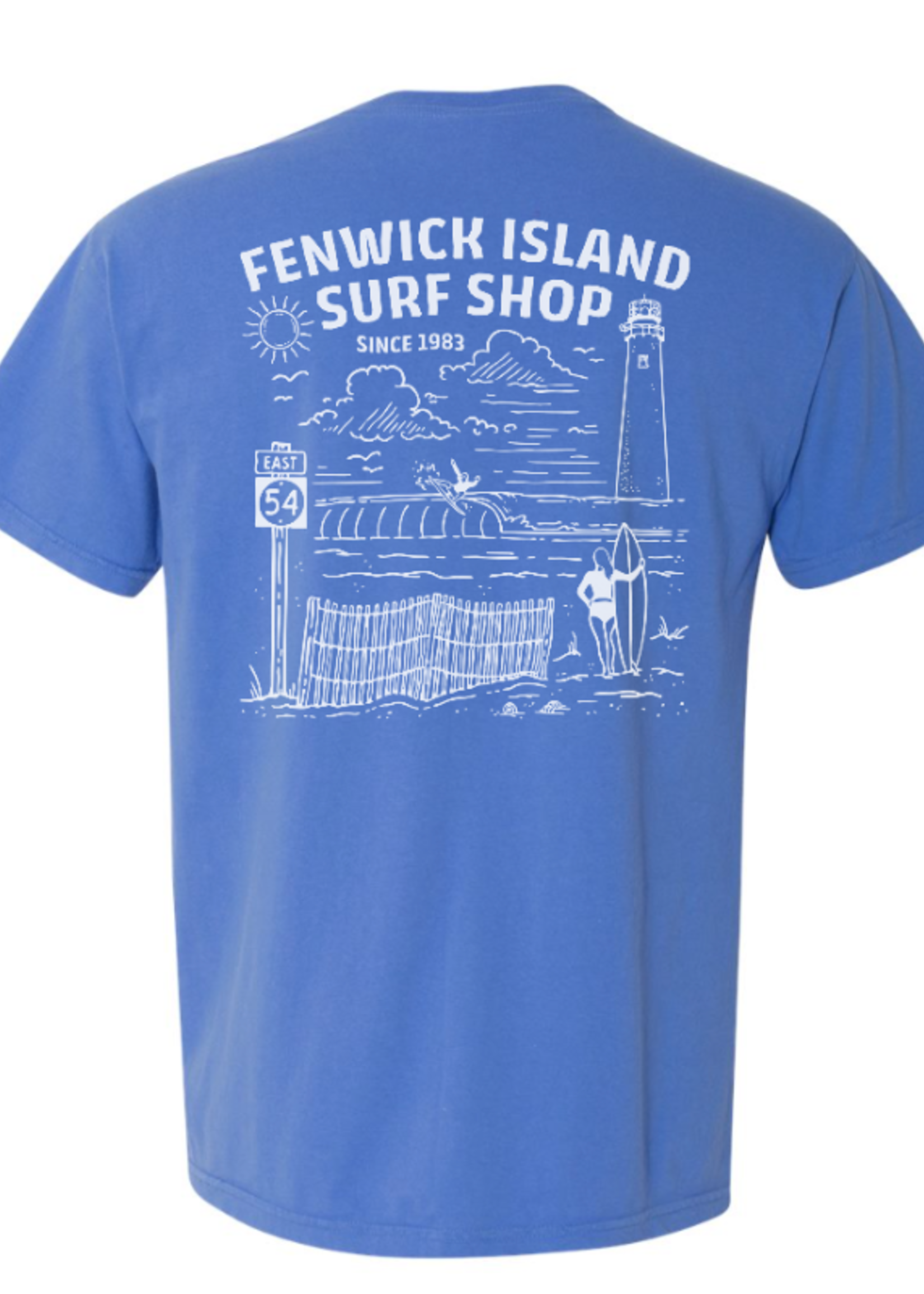 "FENWICK BEACH" COMFORT COLOR SS MYSTIC BLUE