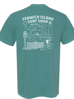 "FENWICK BEACH" COMFORT COLOR SS EMERALD