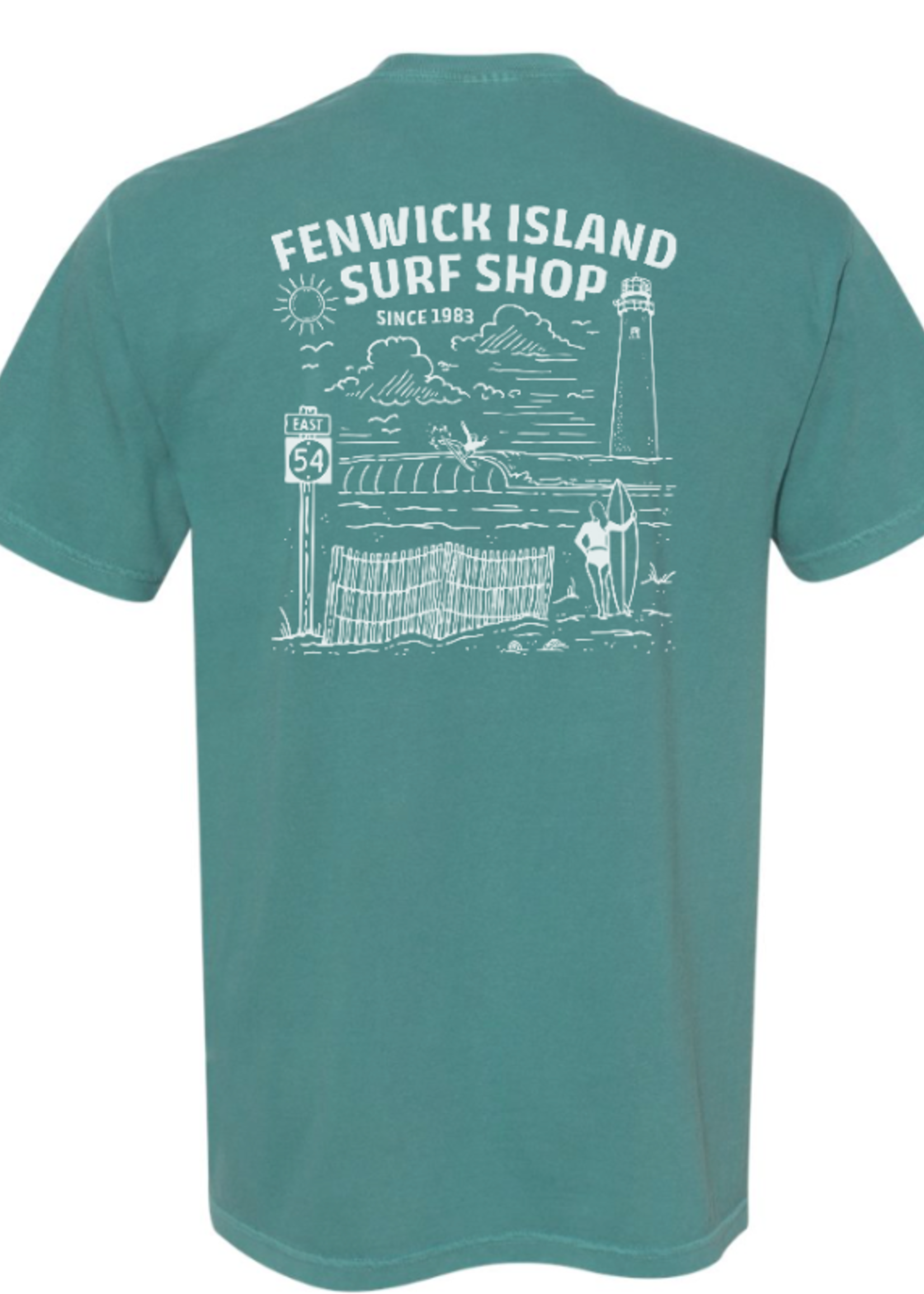 "FENWICK BEACH" COMFORT COLOR SS EMERALD