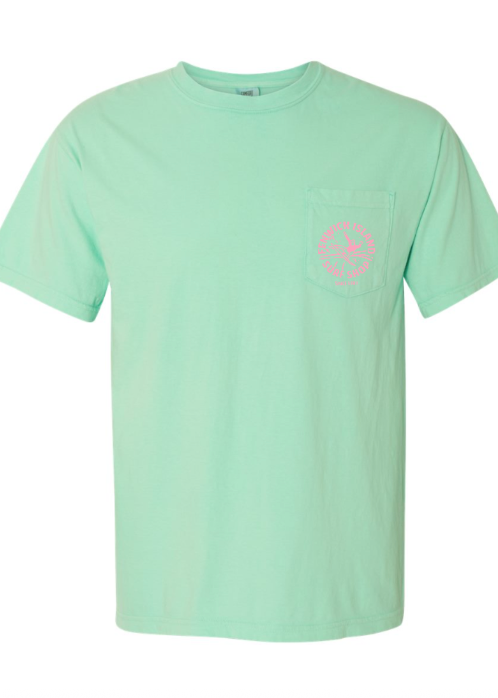 "FENWICK BEACH" SS COMFORT COLORS  ISLAND REEF
