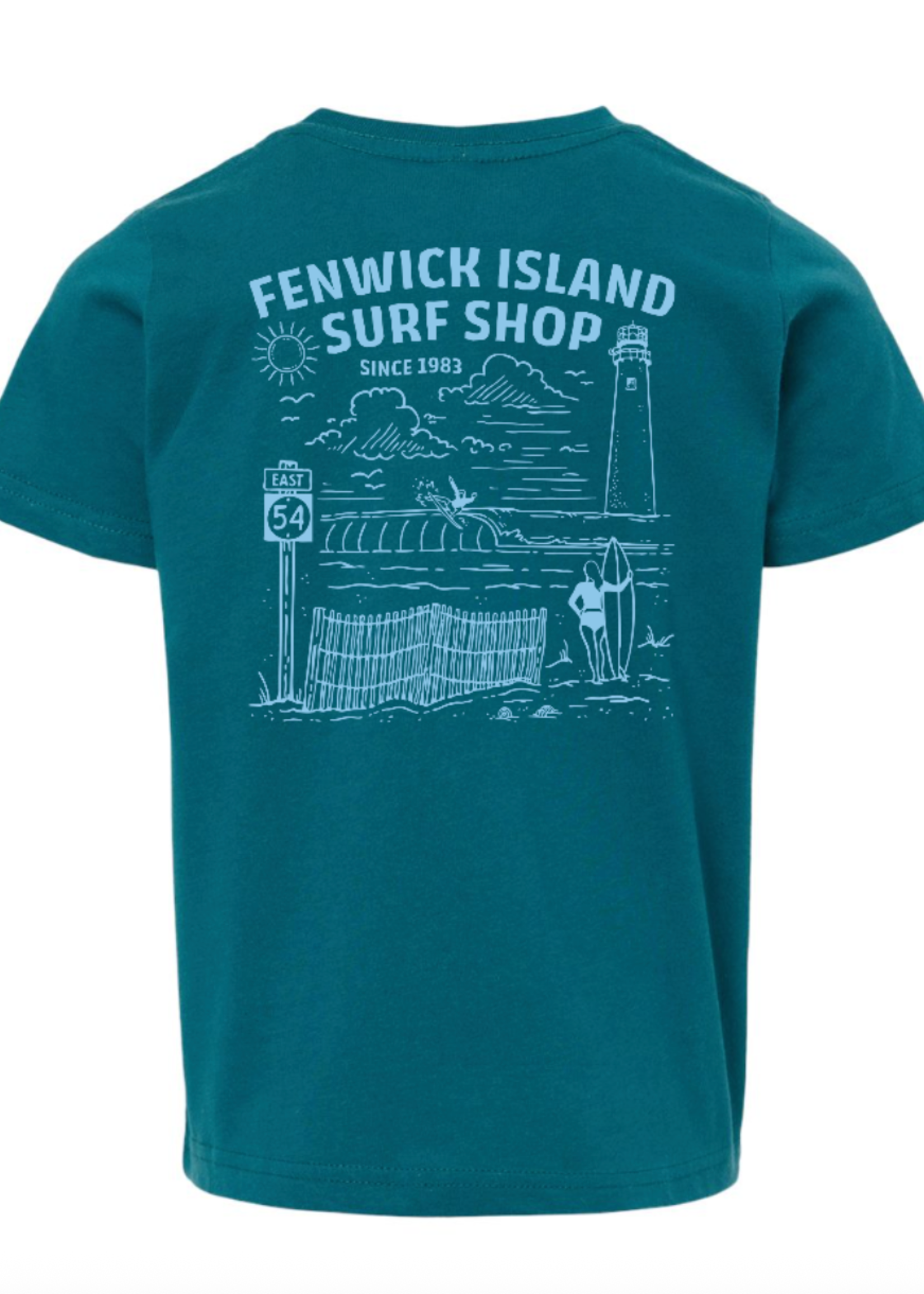 "FENWICK BEACH" TODDLER SHORT SLEEVE OCEANSIDE