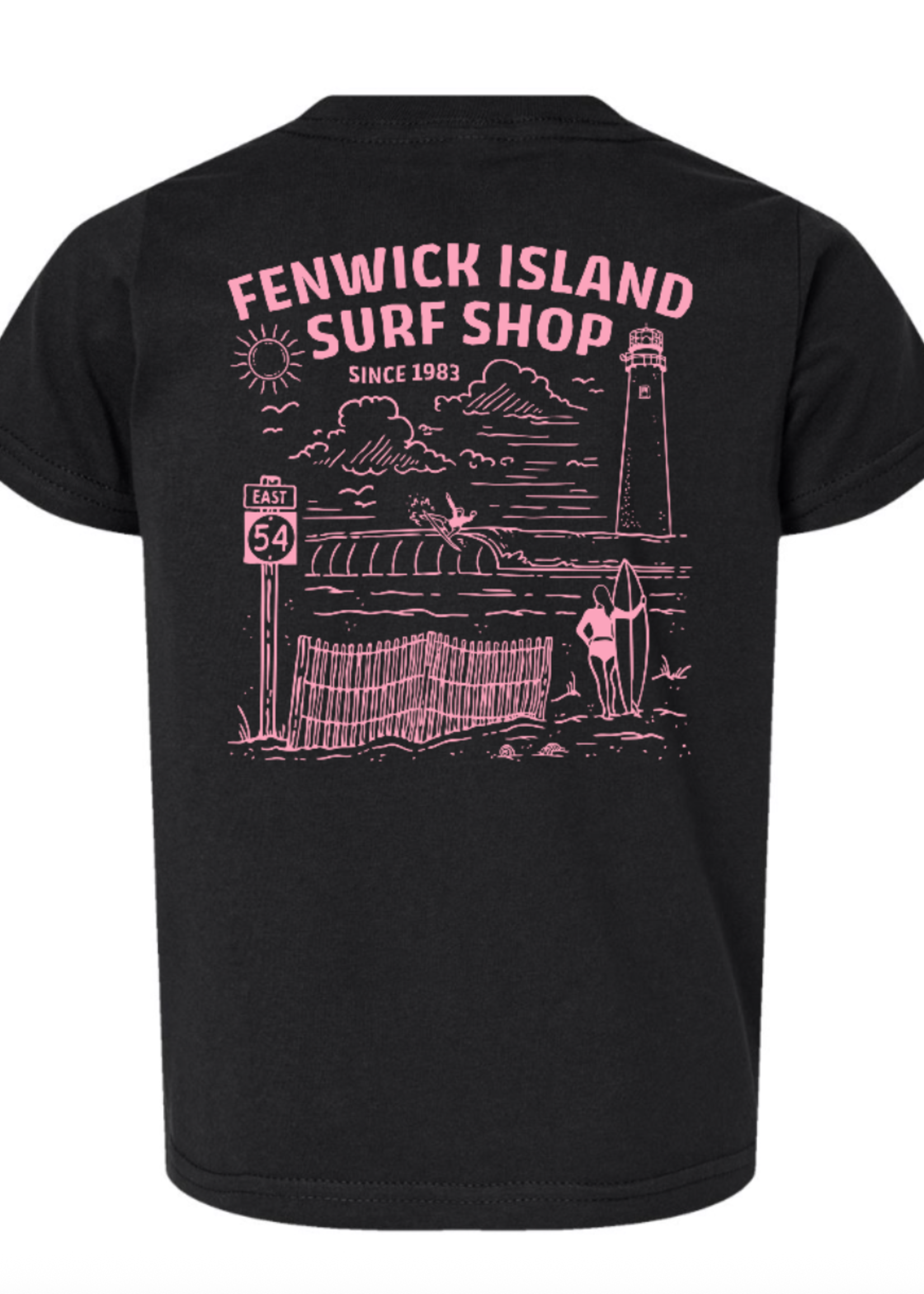 "FENWICK BEACH" TODDLER SHORT SLEEVE BLACK