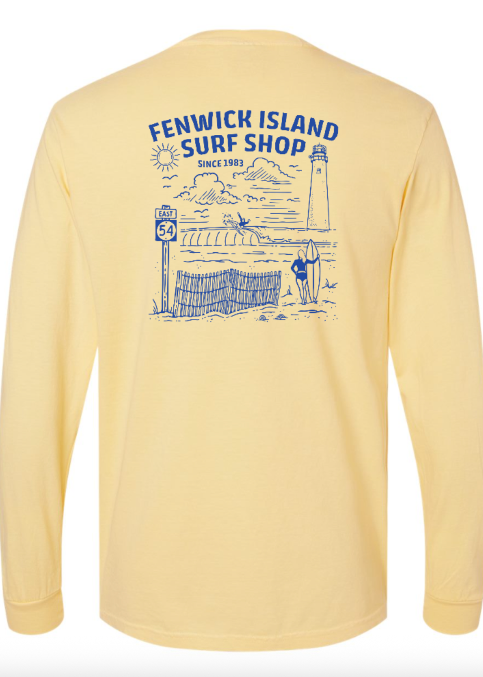 "FENWICK BEACH" POCKET LS BUTTER