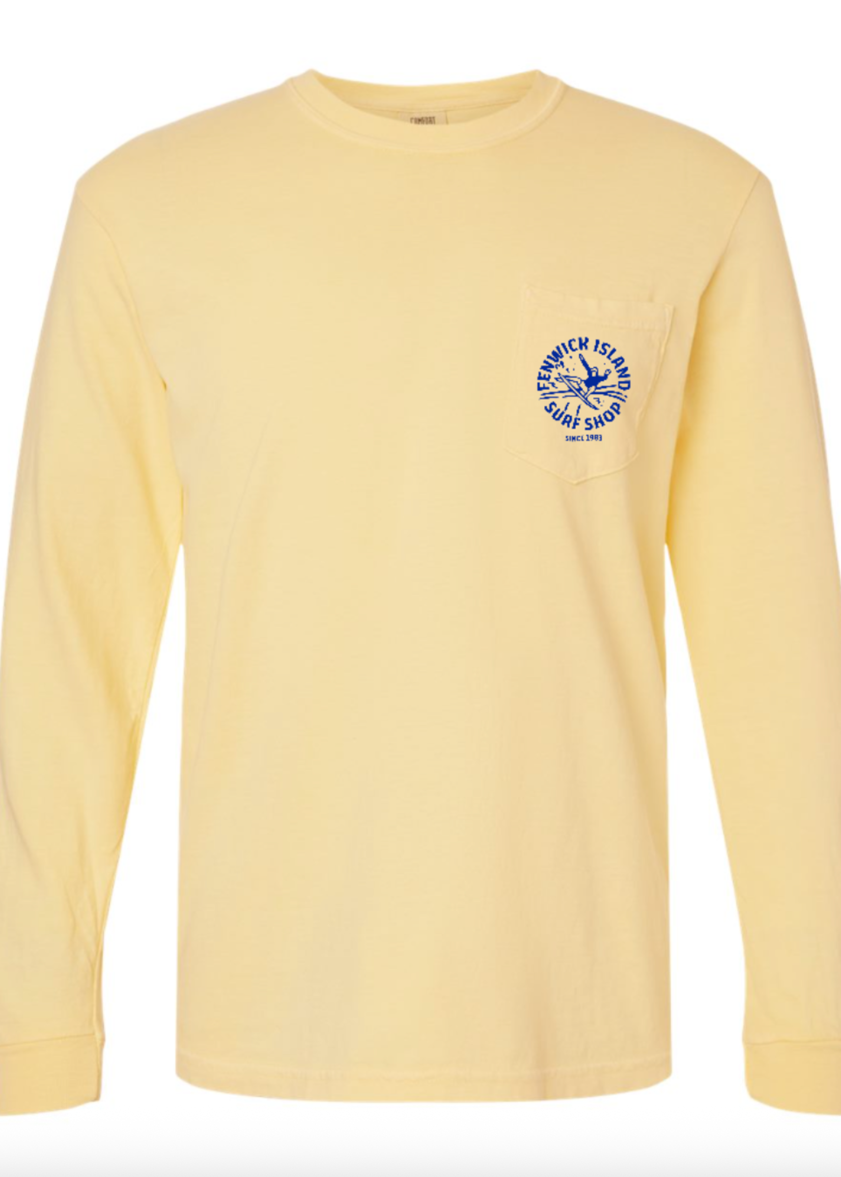 "FENWICK BEACH" POCKET LS BUTTER