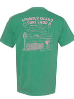 "FENWICK BEACH" GRASS POCKET SS