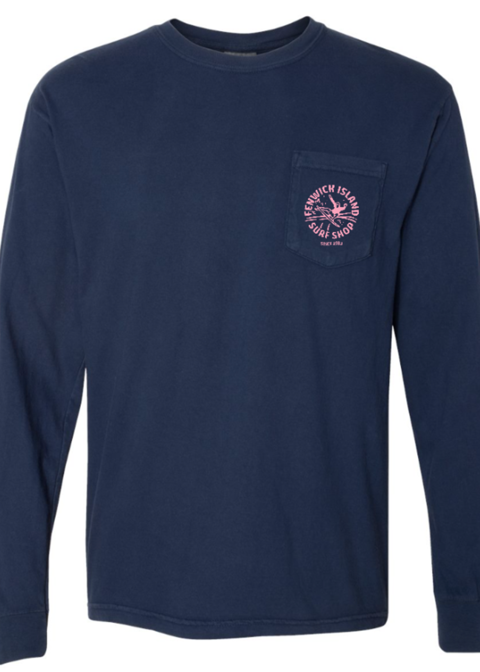 FENWICK BEACH POCKET LS NAVY