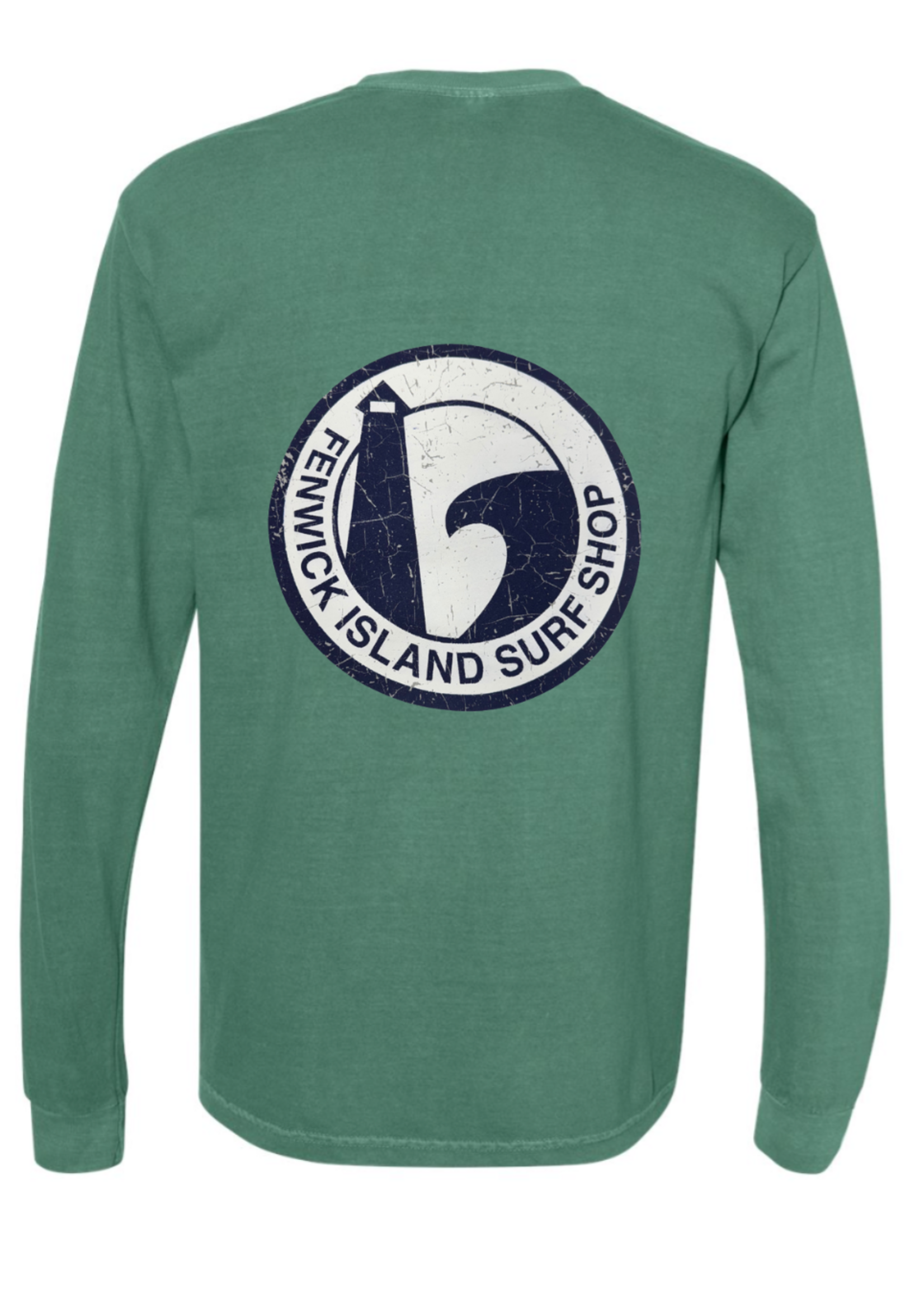 "ROUND" COMFORT COLORS  LS LIGHT GREEN