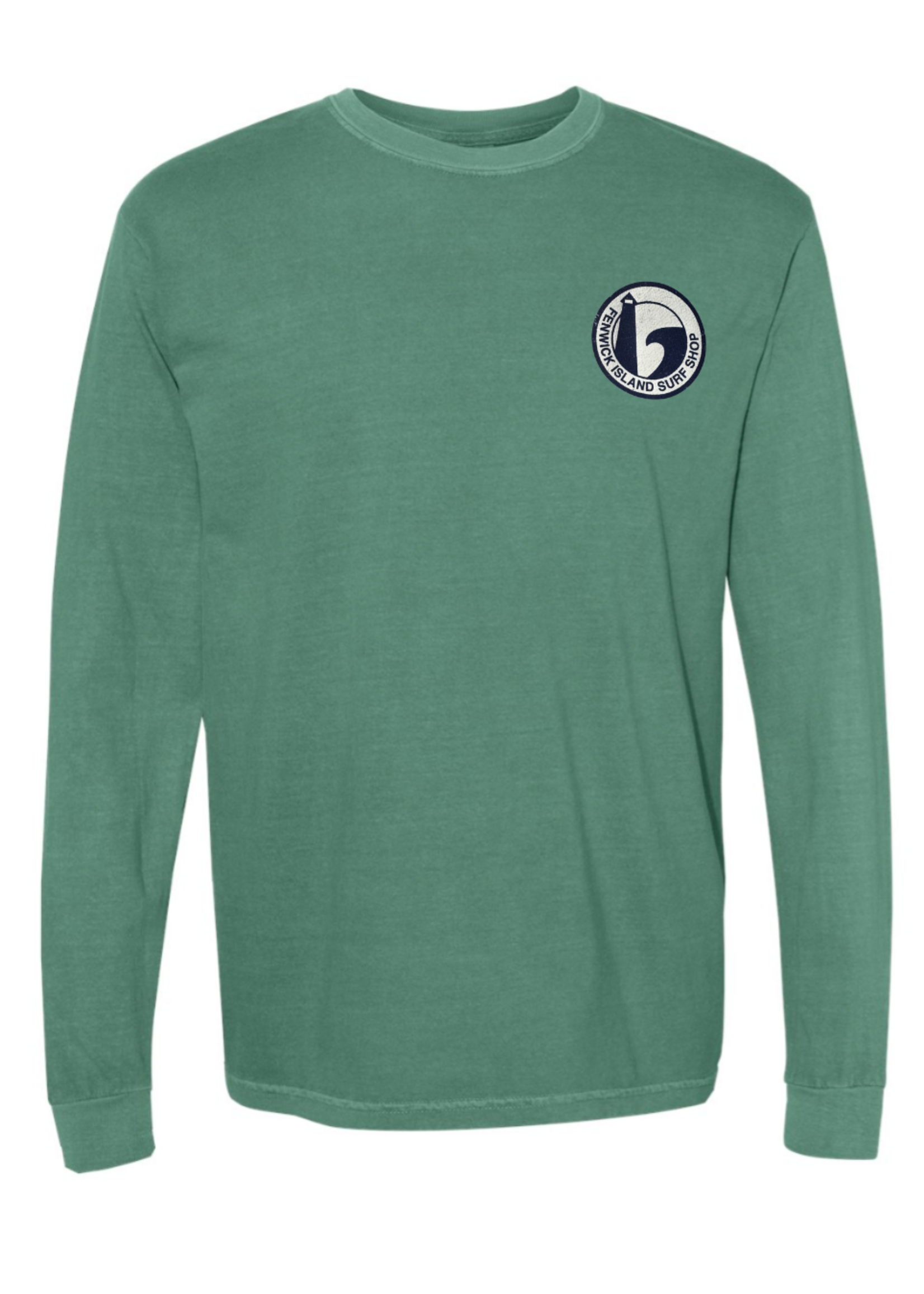 "ROUND" COMFORT COLORS  LS LIGHT GREEN