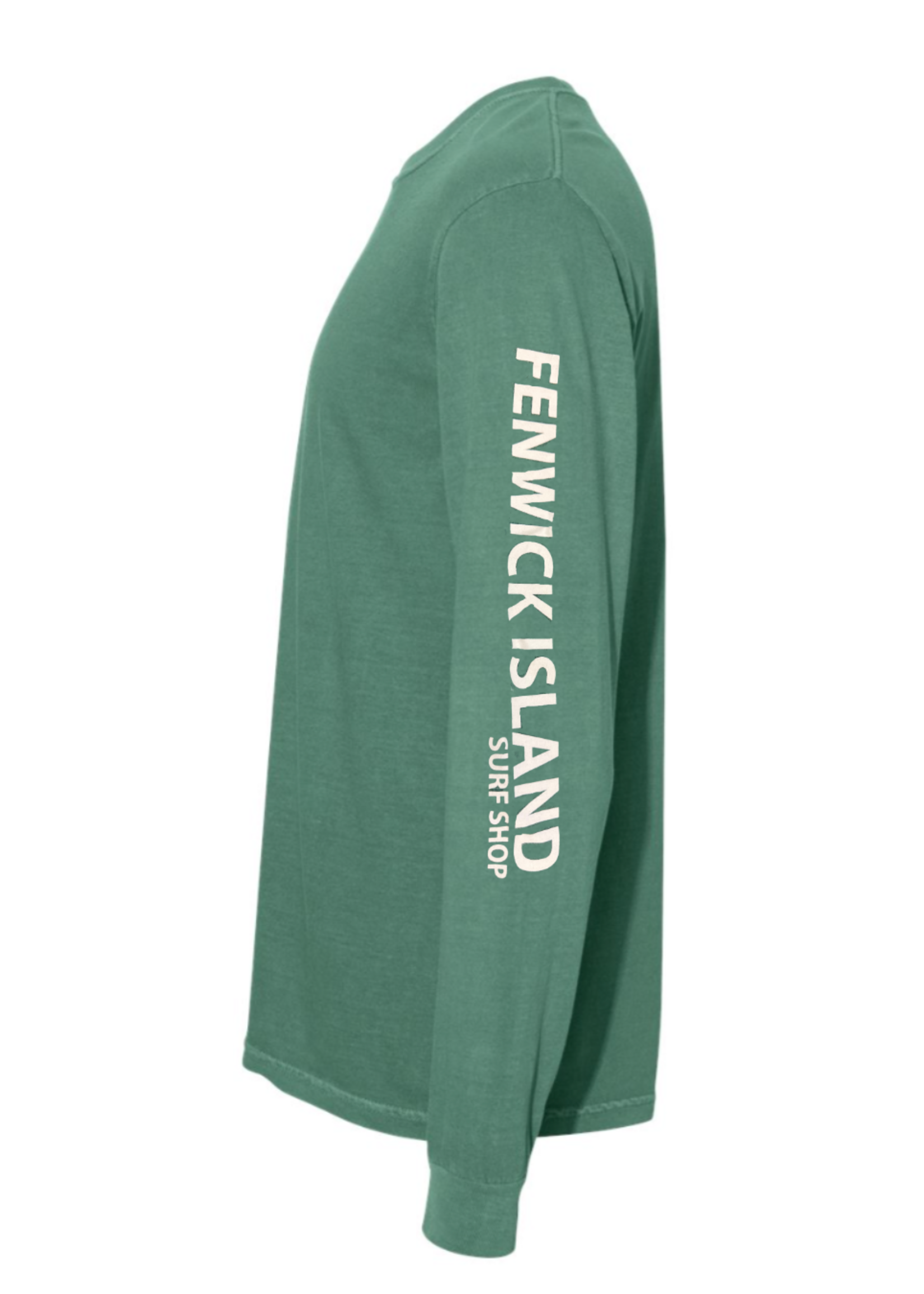 "ROUND" COMFORT COLORS  LS LIGHT GREEN