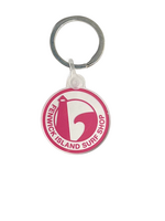 PINK ROUND KEYCHAIN