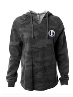 "ROUND" HOOD BLACK CAMO