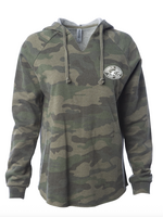 "KIKI" WOMEN'S HOODED PULLOVER CAMO