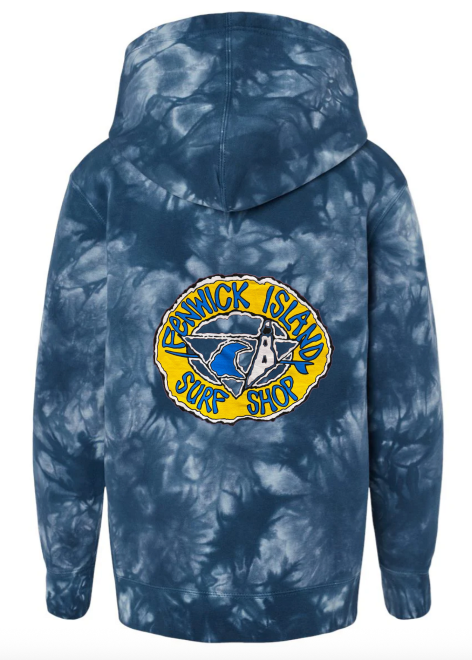 "KIKI" YOUTH MIDWEIGHT TIE DYE NAVY