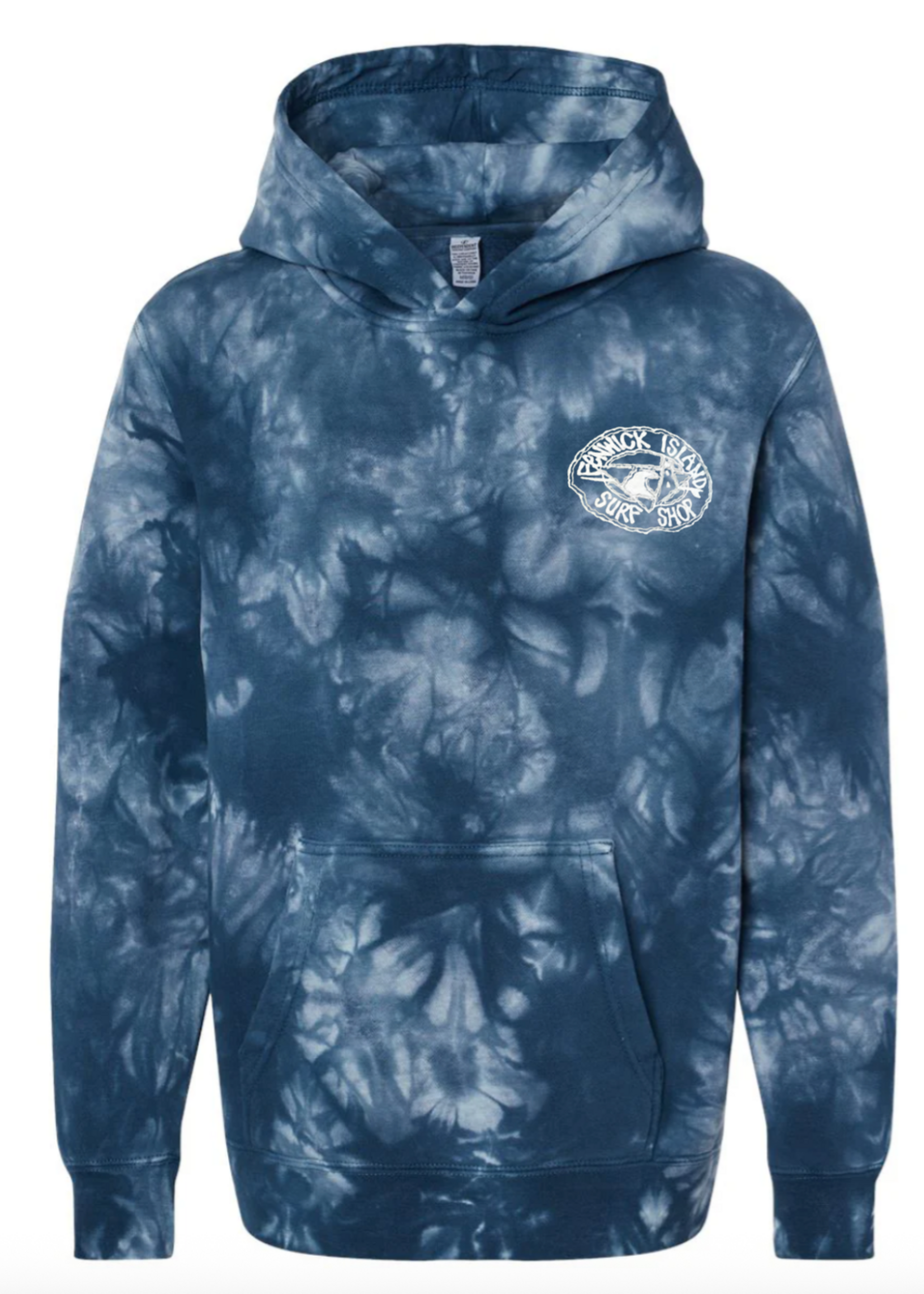 "KIKI" YOUTH MIDWEIGHT TIE DYE NAVY