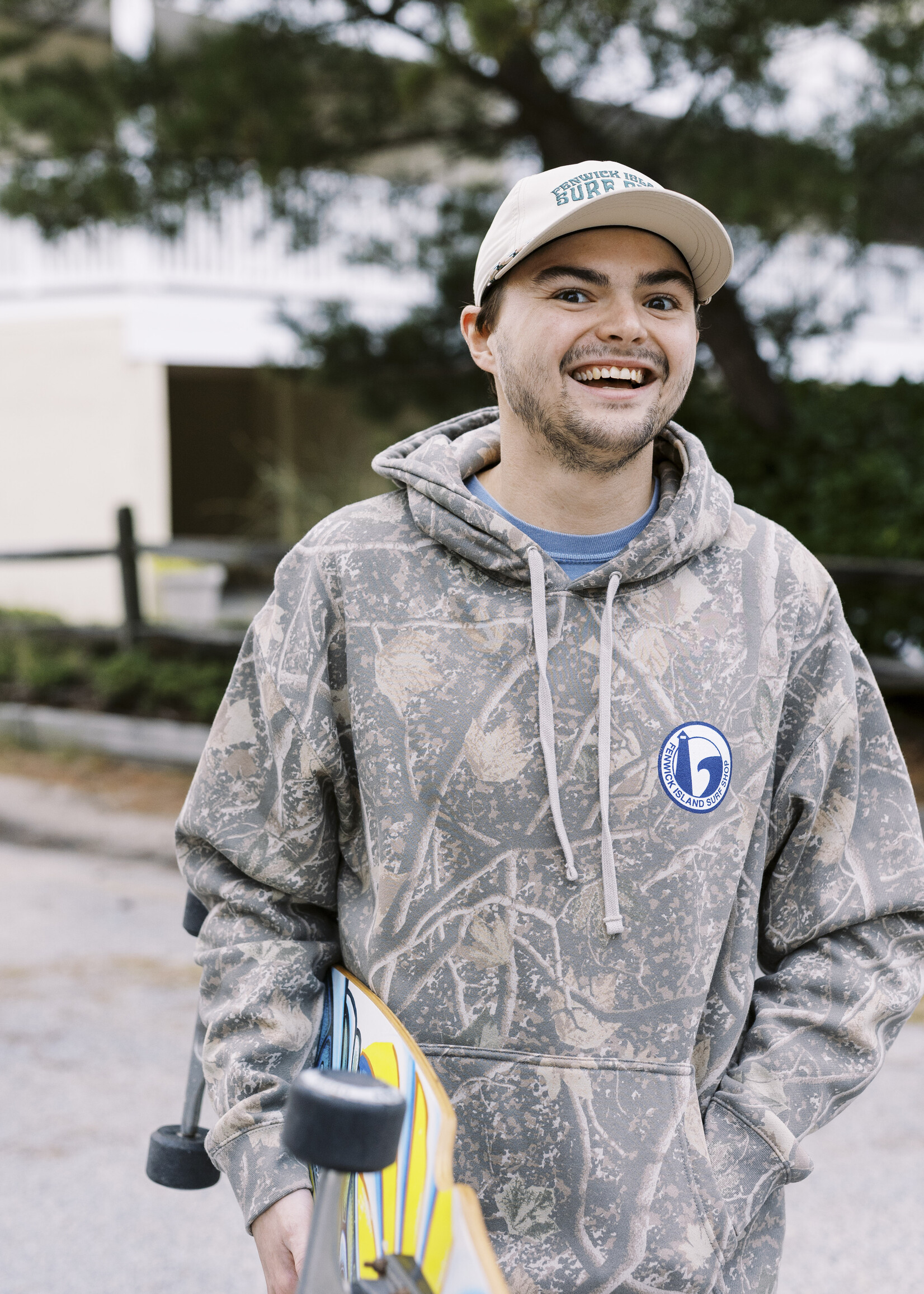 "ROUND" HEAVY HOOD DEADWOOD CAMO