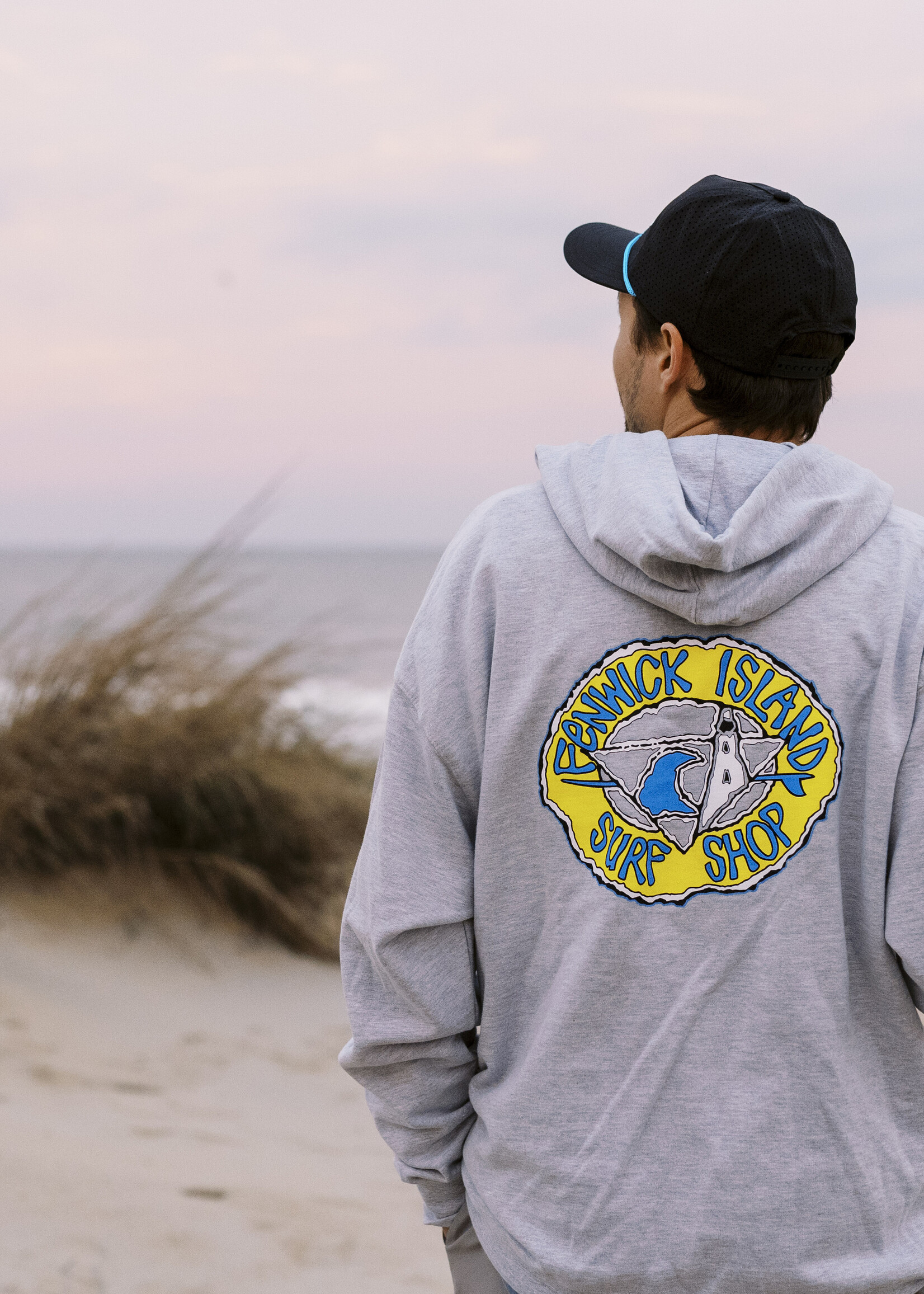 "KIKI" MIDWEIGHT HOOD GREY HEATHER