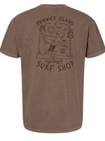 "SKATE SURF" COMFORT COLORS SS ESPRESSO