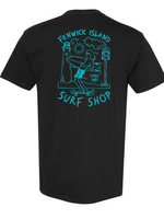 "SKATE SURF" COMFORT COLORS SS BLACK