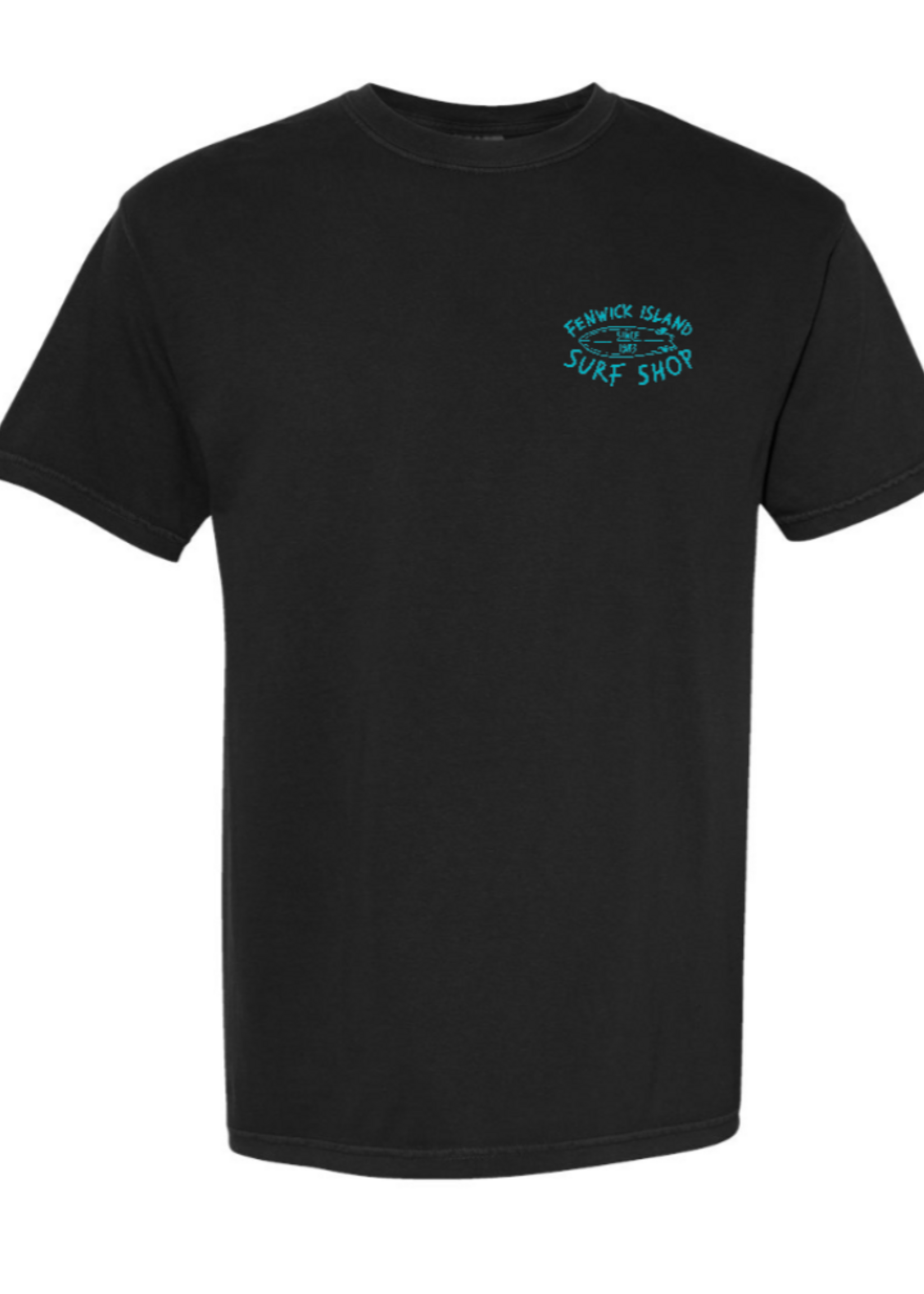 "SKATE SURF" COMFORT COLORS SS BLACK