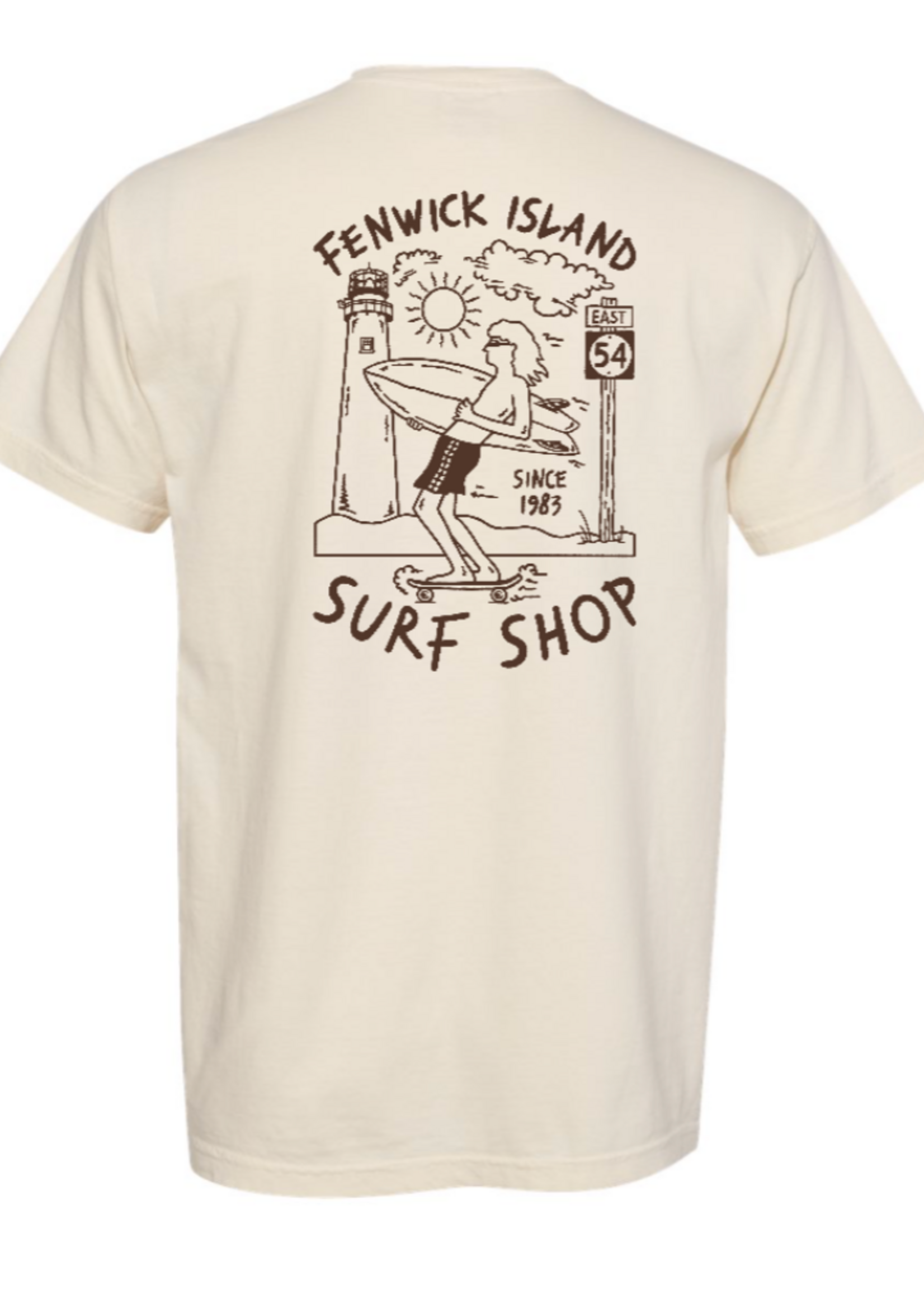 "SKATE SURF" SS IVORY