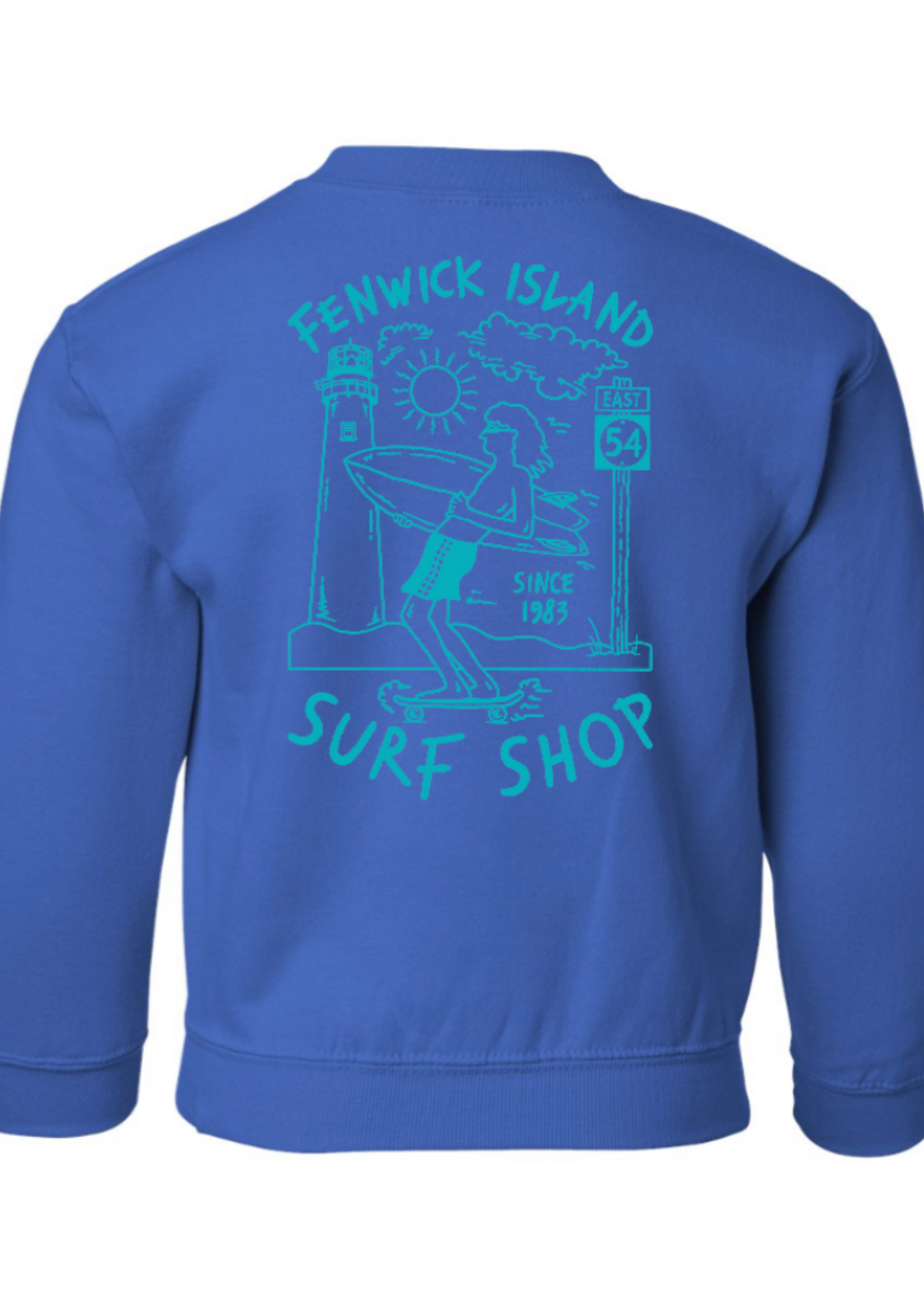 YOUTH "SKATE SURF" CREW ROYAL