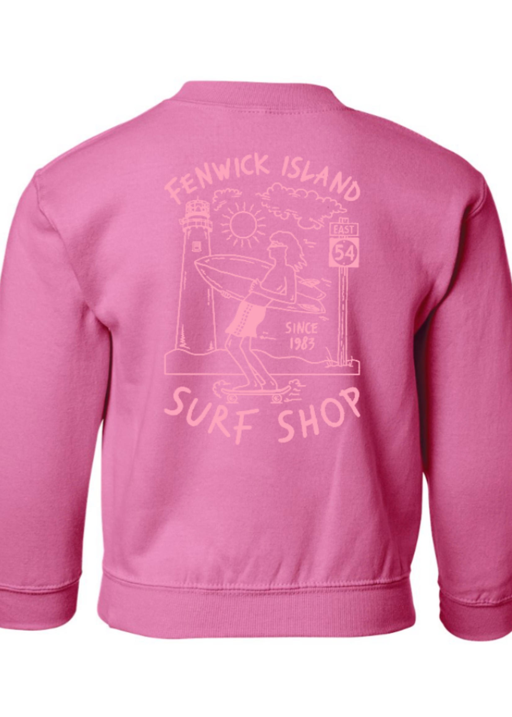 YOUTH SKATE SURF CREW SAFETY PINK
