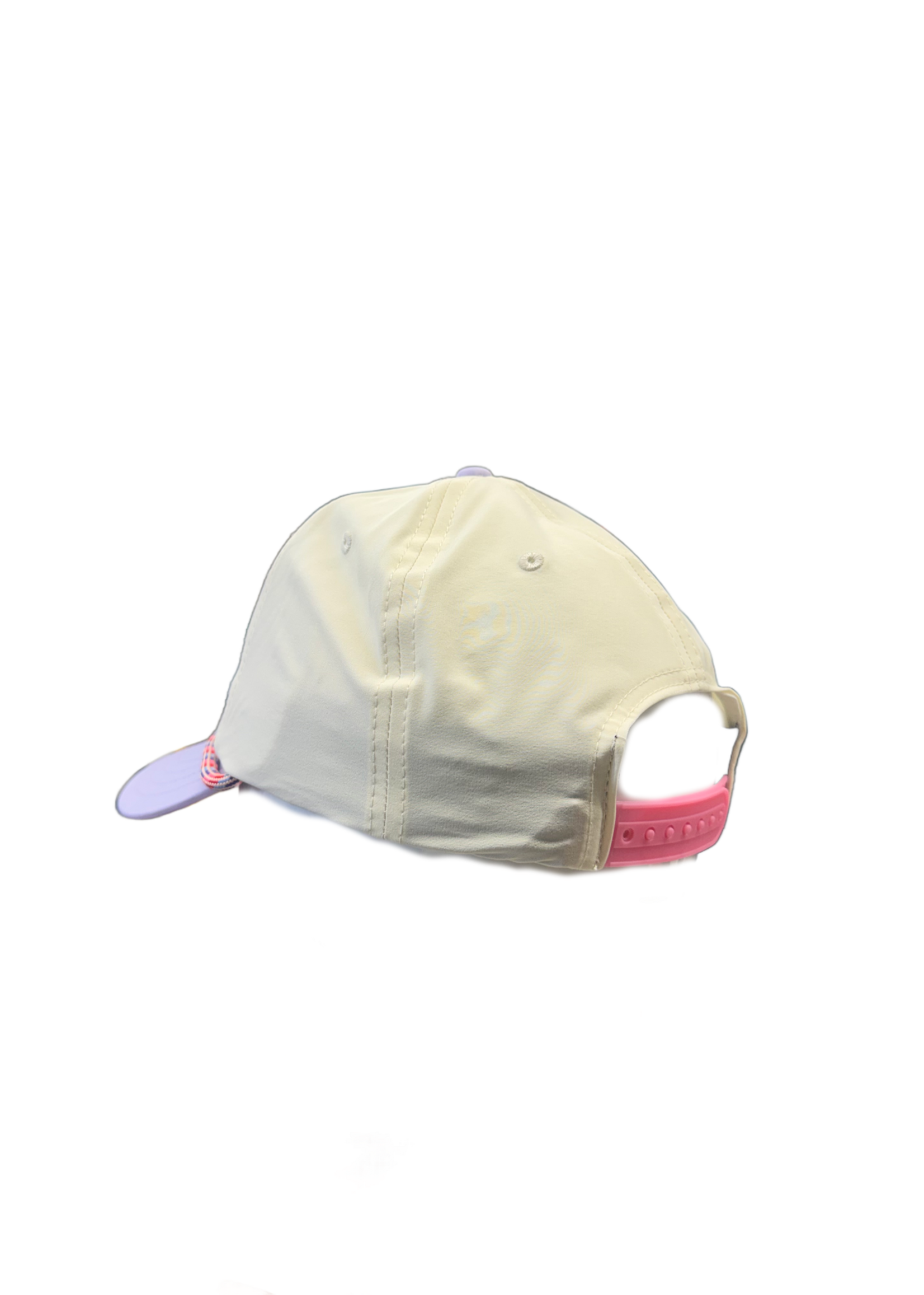 F.I. EMBROIDERED TRITECH CREAM/LAVENDER