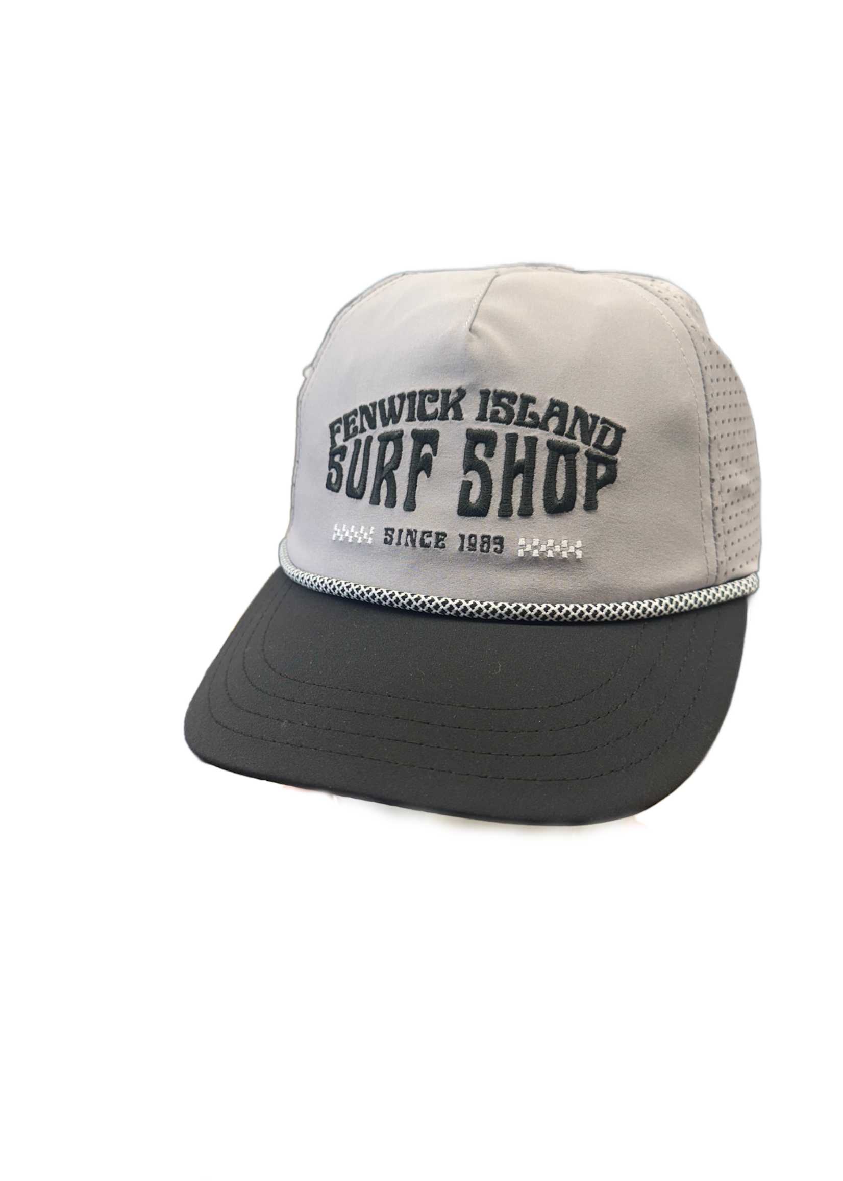 F.I. EMBROIDERED TRITECH STEEL/BLACK