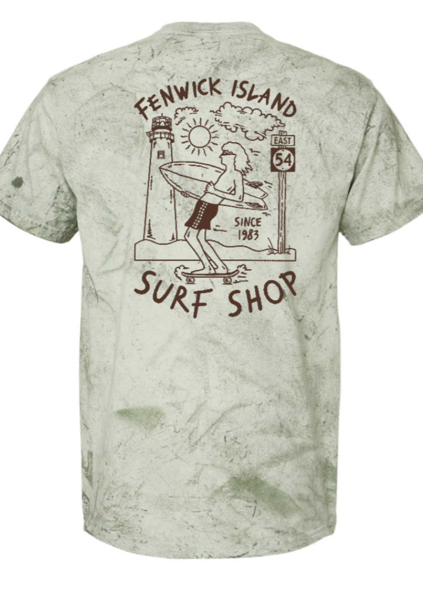 "SKATE SURF" COMFORT COLORS SS COLORBLAST FERN