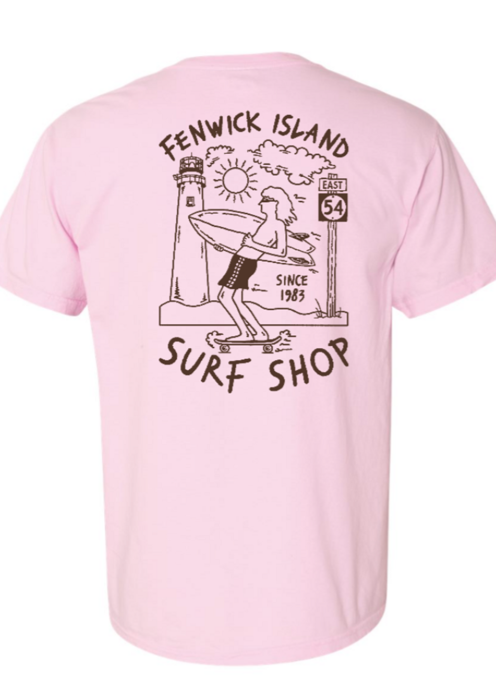 "SKATE SURF" COMFORT COLORS SS BLOSSOM