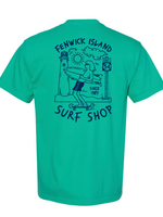 "SKATE SURF" SS ISLAND GREEN