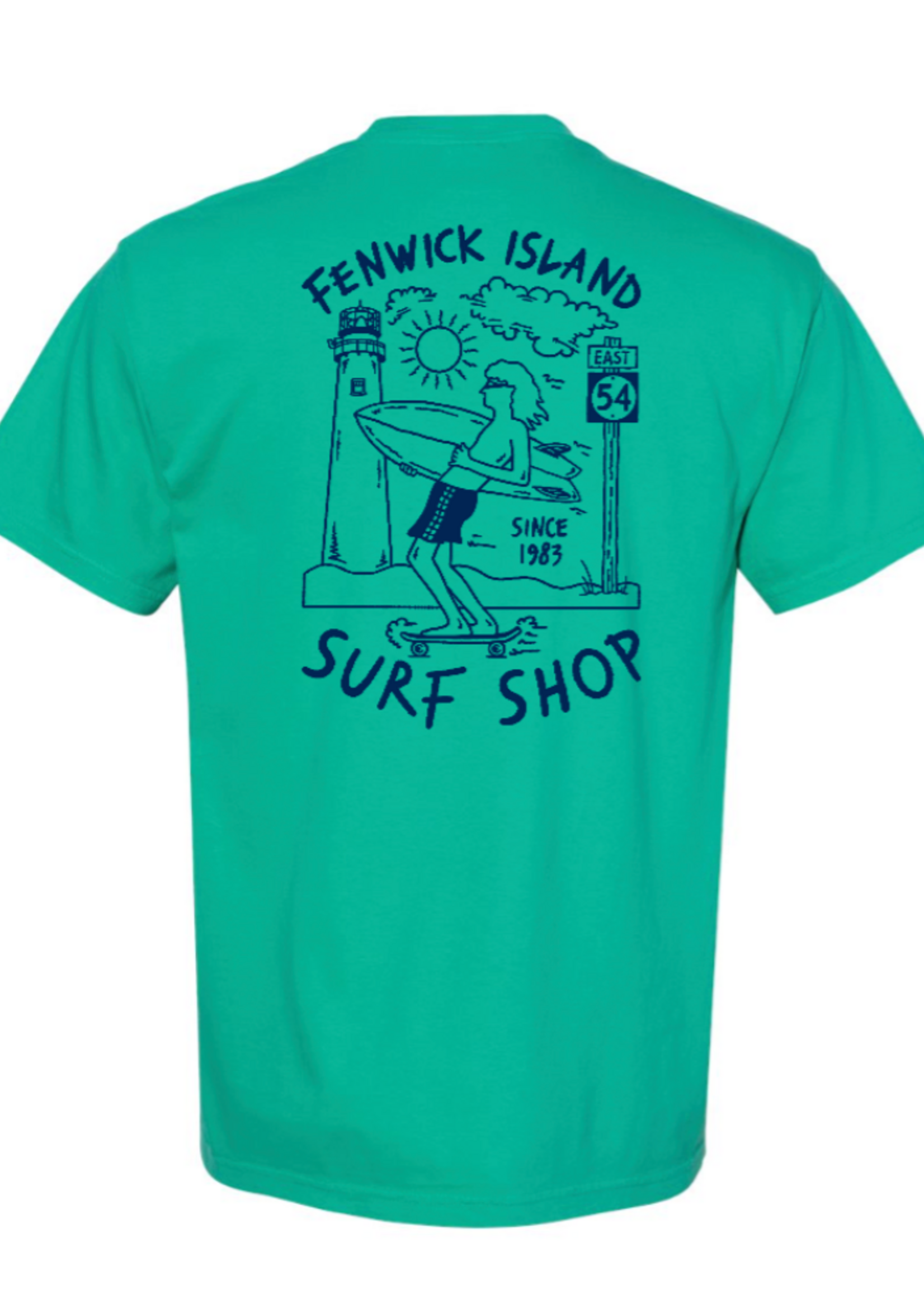 "SKATE SURF" SS ISLAND GREEN